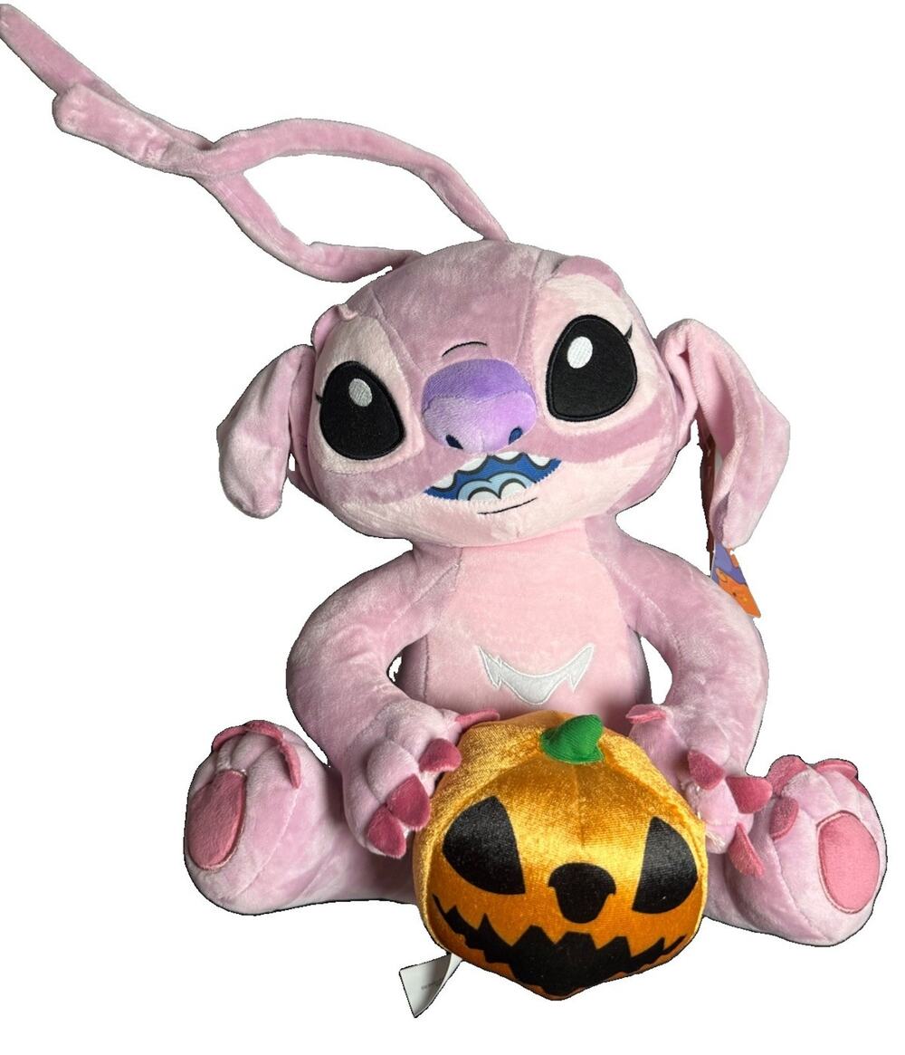 Disney Lilo & Stitch "Angel" Halloween Pumpkin Plush Greeter NWT